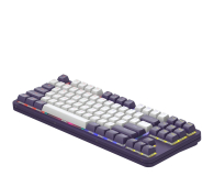DARK PROJECT ALU87A Violet/White G3MS Mech RGB - 1301393 - zdjęcie 3